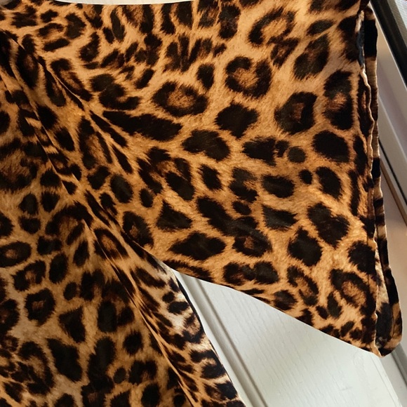 Leopard Print Fringe Kimono Cardigan - Picture 5 of 6